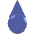 Blue Glass Spinning Arrow 1